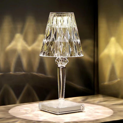 Crystal Diamond Table Lamp