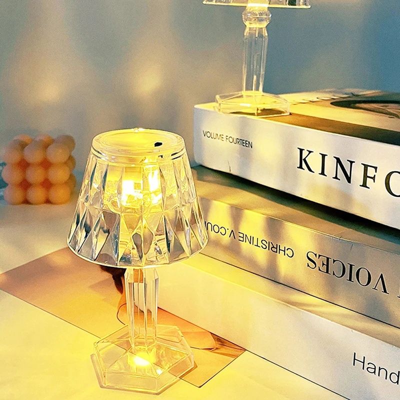 Crystal Diamond Table Lamp
