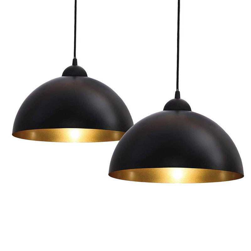 Black Dome Pendant Lights