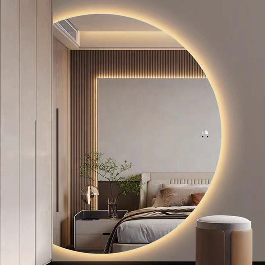 Half Moon LED Wall Mirror