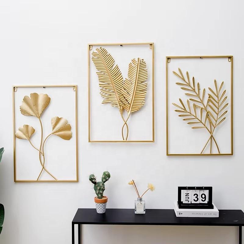Gold Leaf Wall Art
