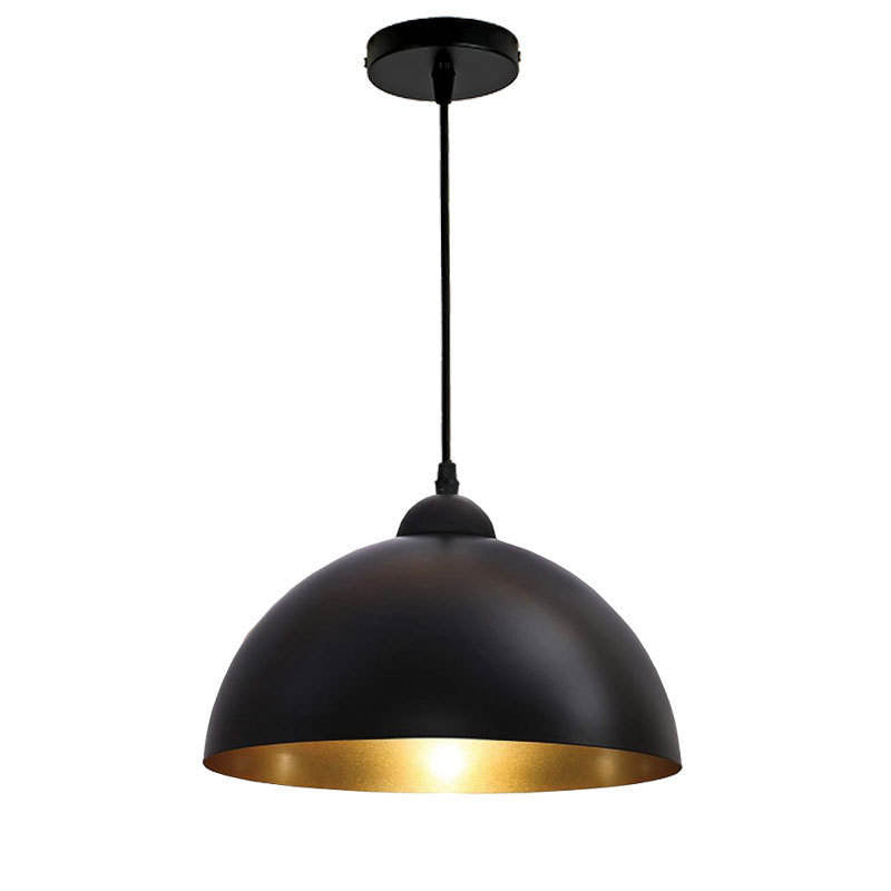 Black Dome Pendant Lights